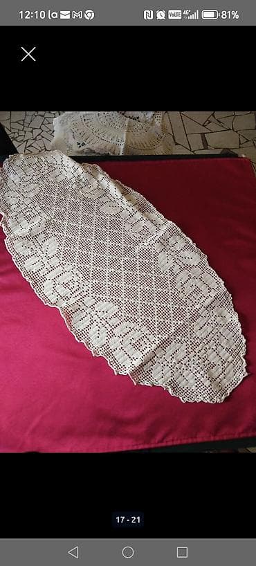 Ručni rad – heklani miljei/čipkasti stonici - Tradicionalni heklani