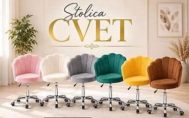 kancelarijske stolice roze: ‼️Stolica Cvet sada u vise Boja ‼️Roza Bez Crna Braun Zelena i — 2