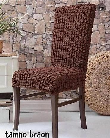 tkani prekrivaci za garniture: Elastične navlake za stolice – pufnasta tekstura - Materijal: meka — 7