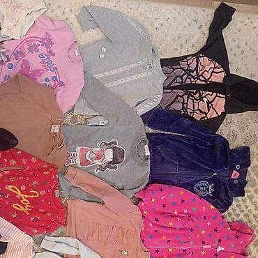 duks sa naocarima: Paket dečije odeće za devojčice – razni donji i gornji delovi — 4