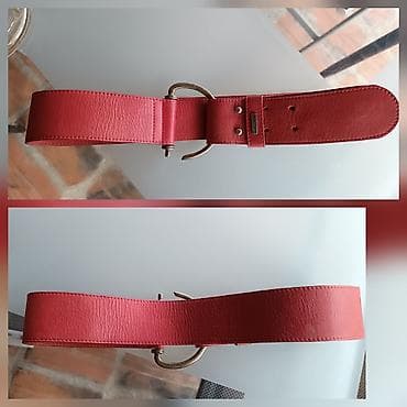 polovne svecane haljine: RASPRODAJA!!Ženski široki kaiš u boji korala/riđkasto-crvenoj. - — 2