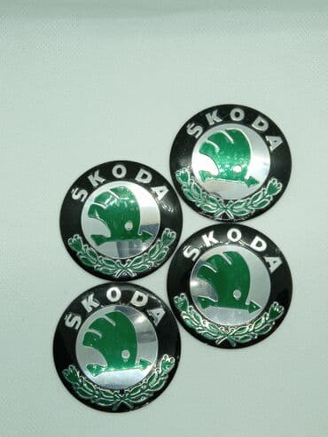 20555 r16 felni: ŠKODA - plastificirane nalepnice za felne - set od 4 komada ŠKODA - — 2