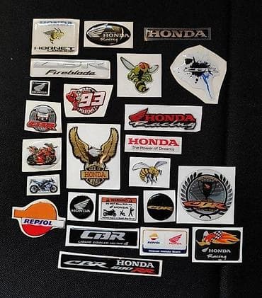 helanke s: HONDA - stikeri - 915 📌 Opis: Samolepljivi stikeri izradjeni od — 1