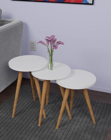 set od tri stocica: ⭐️ STOCICI 3/1 NEVADA ⭐️ 
U vise boja, po ceni od 5500 dinara za set 🙂 — 3