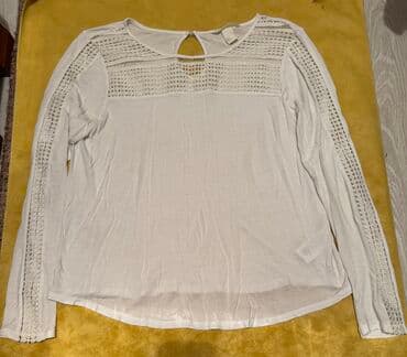 converse нови сад – слике: H&M, M (EU 38), L (EU 40), Viscose, Single-colored, color - White — 1