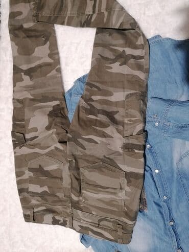 pantalone od vestacke koze: Nove Gina 38 Military Struk 38 Bokovi 49cm Dubina 20/34 Butine 24cm — 3