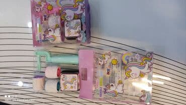 traktori igracke za decu: Pečat sa valjkastim pečatom sa ručkom jednoroga sa inkpadom U paketu — 3