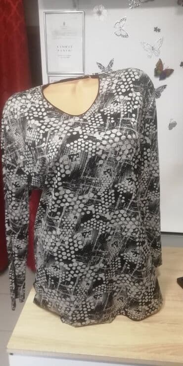 Košulje, bluze i tunike: Zenske bluze pamuk likra vel. L. Xl 2xl. cena 1390 din Odmah — 3