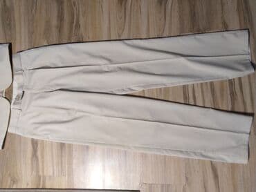 tech fleece 1:1: Muško odelo – komplet sako i pantalone, svetlo bež/šampanj boje. - — 4
