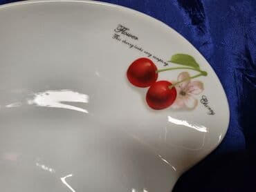 porcelanske solje za caj: Tanjir vintaz za serviranja,posluzenja porcelanski. Tanjir je bez — 5