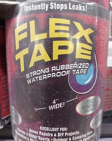 Kućna hemija i proizvodi za kuću: Flex Tape – jaka gumirana vodootporna traka - Širina: 4 inča (oko 10 — 1