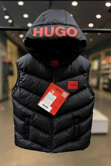 Pantalone: 🔥Muški topli prsluk sa kapuljačom – Hugo Boss Nike i La coste po top — 1