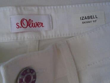 push up pantalone: St.Oliver bele pantalone, model Isabell skinny fit, predivne, nogavice — 2