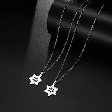 Privesci za nakit: Lancic - Cvet M4 - 316L Predivna ogrlica koja nikada ne bledi i ne — 3