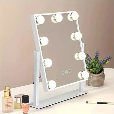 adapter za led lampice: 💫LED ogledalo za sminkanje sa 9 lampica💫 — 1