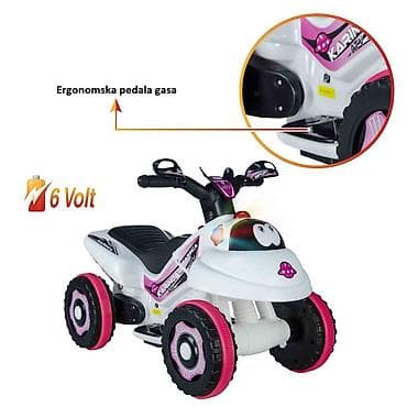 vozila za decu: Motor Ant 6V – beli (šifra proizvoda: 30) Električni dečiji — 7