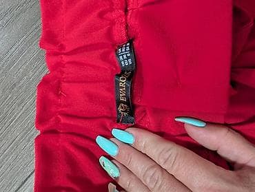 bermude sa dzepovima: Ženske šorts pantalone – crvene, EVIA RO - Brend: EVIA RO (etiketa na — 3