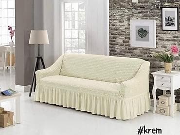 Furniture Covers: ✅Rastegljiva navlaka za trosed sa volanom Prekrivaci za Trosed /kauc — 1