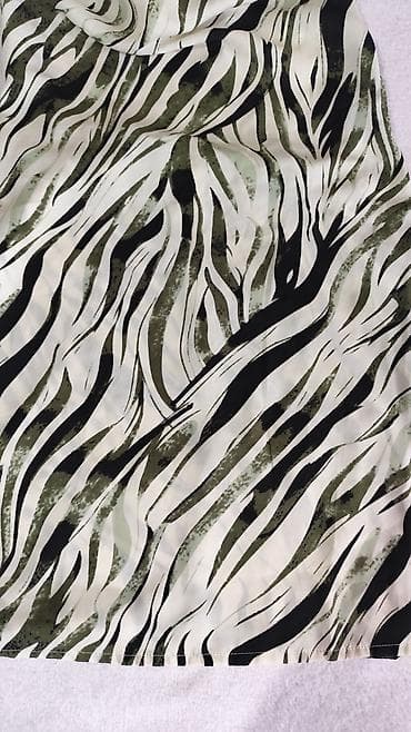 zara leopard haljina: Mini haljina na bretelama sa animal/abstraktnim printom u nijansama — 4