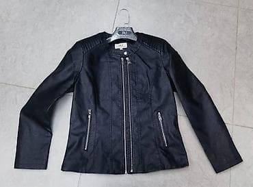 Dukserice: Ženska biker jakna – više boja - Materijal: eko koža (glatka, lagano — 2