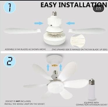 eon smart box cena: 03. Ventilator 2u1 Cena 3200 din Plafonski ventilatori sa E27 grlom — 4