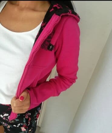 tech fleece materijal: S (EU 36), Print, color - Pink — 5