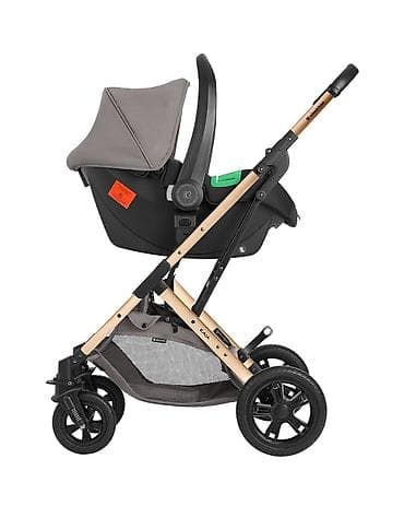 lalu max auto sediste: KIKKA BOO Kaia – premium 3u1 kolica, light grey (SKU: KKB1) Opis: - — 5