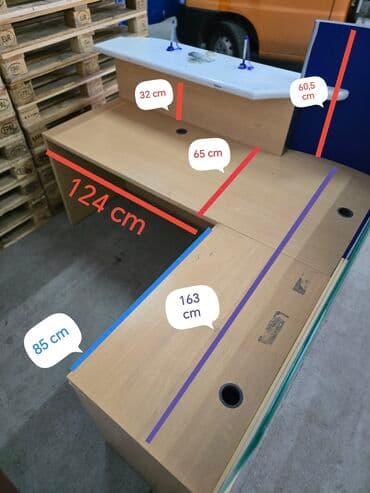 Sofas and couches: Recepcionarski pult / šalter - Moderan kombinovani dizajn: prednja — 6