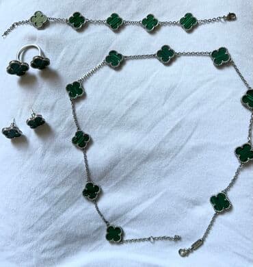 torbice mona: Set: Earrings, Bracelet, Necklace — 1