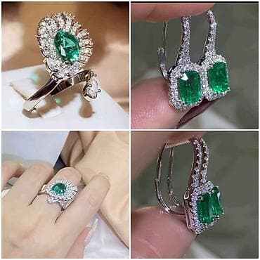sipka za stvari: Elegantni posrebreni set od dva nakita sa žigom S925 od hirurskog — 2
