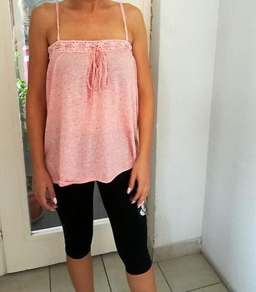 Roze majica Premekani pamuk Vel S M L Extra model i kvalitet uvoz