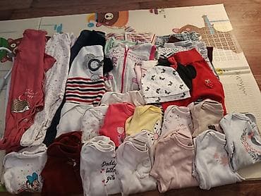 farmerice za bebe devojčice: Cena za ceo paket 800 dinara Paket devojčica 62-68 Helankica 6 komada — 1