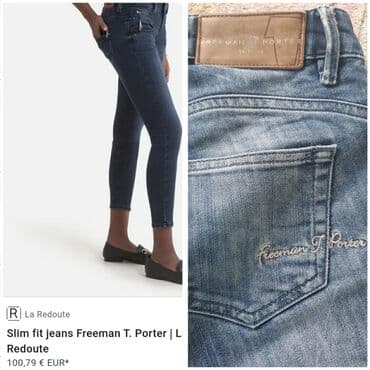 push up pantalone: Original freeman porter jeans farmerke, uske, slim, fazonske, broj 26 — 5