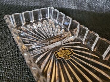 Činije: Kristalna nova Zajecar posuda iz 70ih. Posuda Zajecar. na sredini — 7