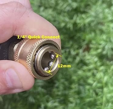 bosch geb 1000 ce: Adapter za prskalice pod pritiskom + set brzih dizni 1/4" — 5