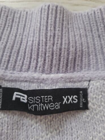 Women's Sweaters, Cardigans: S, Wool, Short, Plaid — 3