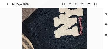 grobari duksevi: H&M L.O.G.G. dečja varsity jakna/džemper na kopčanje - Veličina — 4