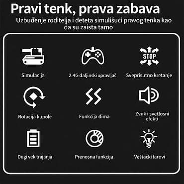 igracka koja prica bajke: Nov RC tenk može da ispaljuje gel kuglice i tom prilikom se pali — 3