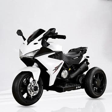 automobili na akumulator dexy co: Dečiji motor na akumulator na 3 točka – Beli (6V) Model — 1