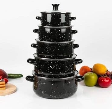 metalac serpe set: Emajlirane serpe u setu
4200 din — 3