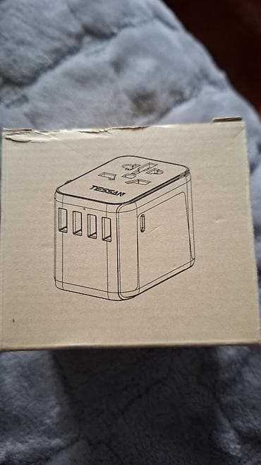 ugradne ploce: Univerzalni putni adapter sa USB portovima – TESSAN/XINNUO tip - — 1