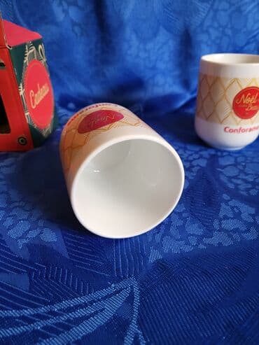 metalac šolje za kafu: Soljice nove bozicne. porcelanaske za kafu,francuske za dvoje,takodje — 11