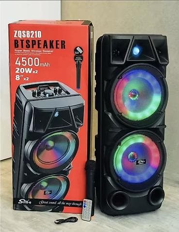 rostilj beli: BLUETOOTH ZVUCNIK ZQS8210 - Karaoke + 1 bežični mikrofon. - Model — 1