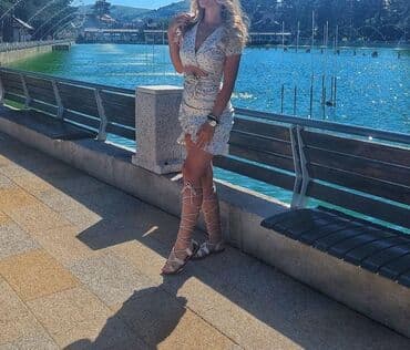 Sakoi: S (EU 36), bоја - Bela, Oversize, Kratkih rukava — 2