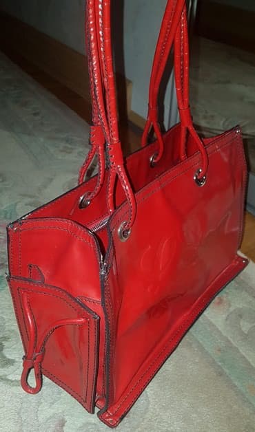 prada torbe original: Shoulder bag, Material: Patent leather — 2