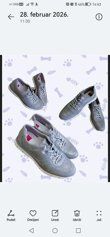 nike 97 zenske bele: Sportske patike – sivo metalik ORIGINAL RIEKER - Model: niske — 3