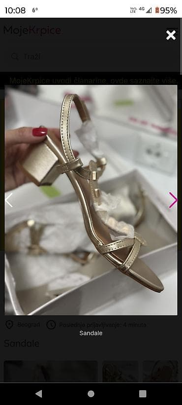 Ostala ženska obuća: Sandale 37 nove — 2