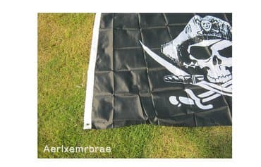 zvučnici sa mikrofonom: Piratska zastava 150 X 90 cm Zastava dimenzija 150 X 90 cm sa — 7