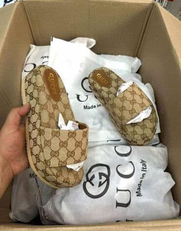 opposite papuce sa krznom: Fashion slippers, 41 — 3