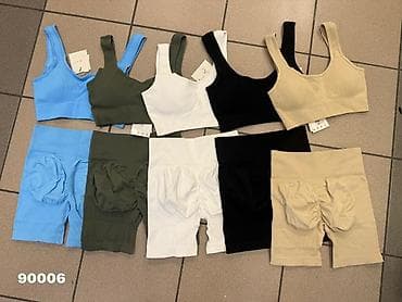 permetrin krem: Set za trening sportski top + biciklističke šorts push up. - Kroj top — 3